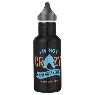 I'm Not Crazy Ice Hockey Goalie 532 Ml Water Bottle