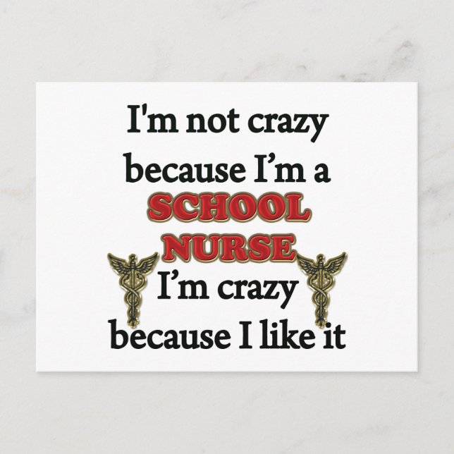 I'm Not Crazy Postcard (Front)