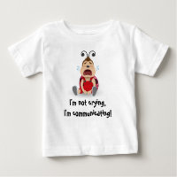 I'm not crying, I'm communicating blue t-shirt