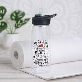 I'm Not Drunk I'm Full of Holiday Spirit Water Bottle