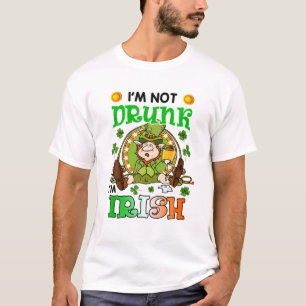 I'm Not Drunk I'm Irish Funny St Patrick's Day Bee T-Shirt