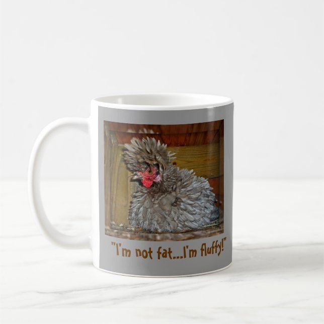 I'm Not Fat...I'm Fluffy! Coffee Mug (Left)