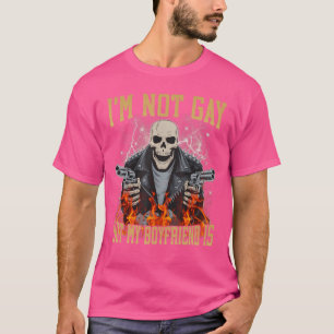 Im Not Gay But My Boyfriend is Funny Hard Bootleg  T-Shirt