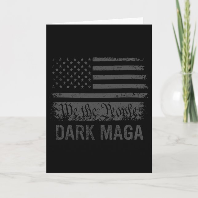 I'm Not Just Mega I'm Dark Mega Pro Trump Take Ame Card (Front)