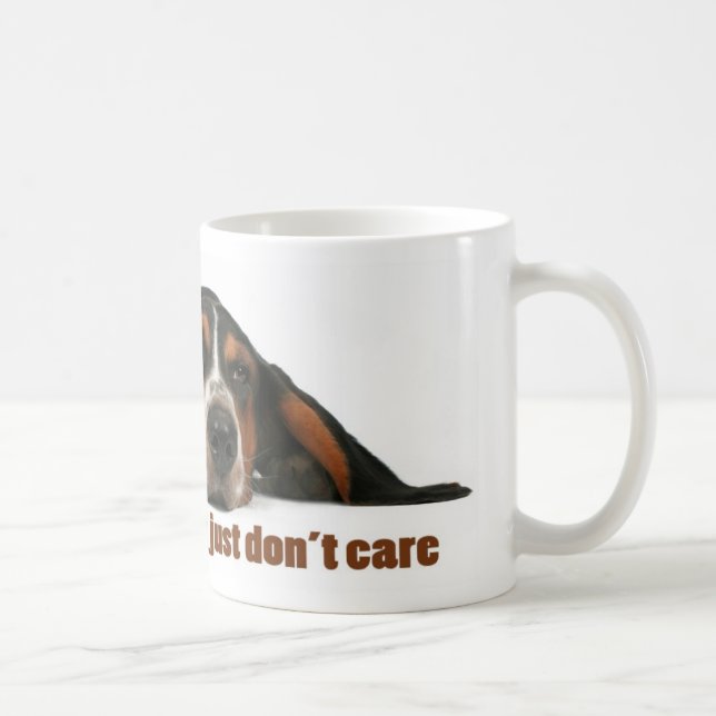 I'm not lazy, I just don't care Coffee Mug (Right)