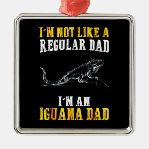 I'm not like a regular dad metal tree decoration