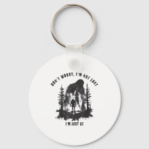I'm Not Lost I'm Just 67 Meme  Key Ring