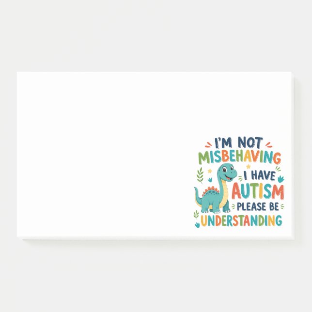 I'm not misbehaving I have autism Post-it Notes (Front)