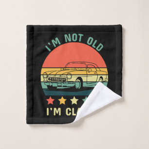 I'm not old I m classic Wash Cloth