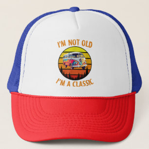 I'm Not Old I'm A Classic Car Retro Vintage Funny Trucker Hat