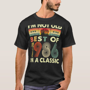 I'm Not Old I'm A Classic Vintage 1986 36th Birthd T-Shirt
