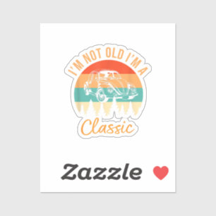 I'm Not Old I'm Classic Car Retro Vintage Funny Ca