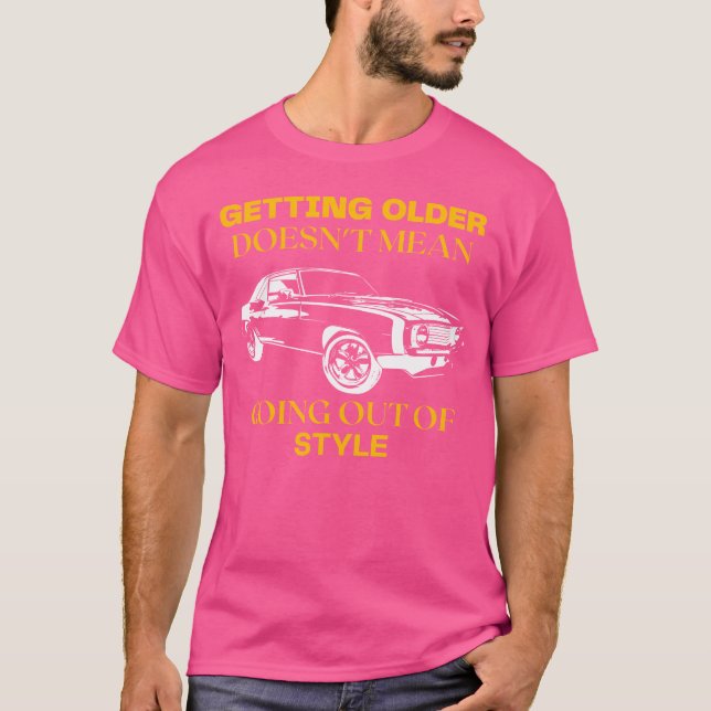 im not old im classic Muscle Car Enthusiast boy T-Shirt (Front)