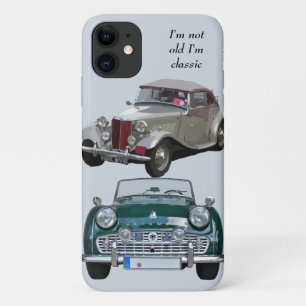 I'm not old I'm classic Trendy vintage cars chic Case-Mate iPhone Case