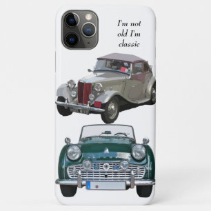 I'm not old I'm classic Trendy vintage cars chic Case-Mate iPhone Case