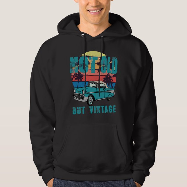 Im not old im classic vespa scooter (Blue) Classic Hoodie (Front)