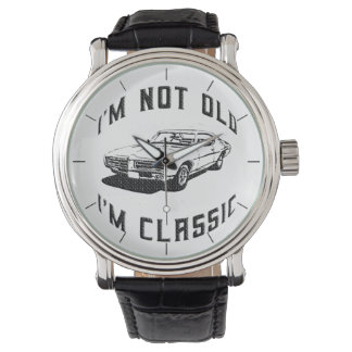I'm Not Old I'm Classic White Watch