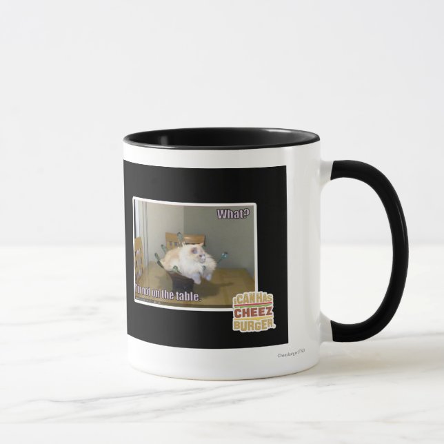 I'm not on the table mug (Right)