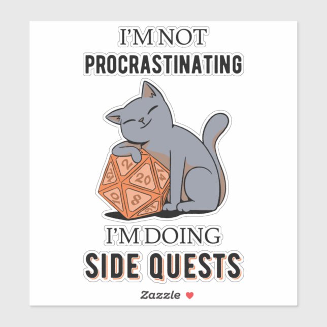 I'm Not Procrastinating I'm Doing Side Quests III (Sheet)