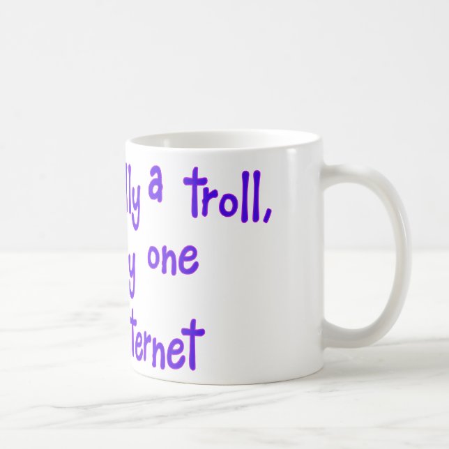 I'm not really a troll coffee mug (Right)