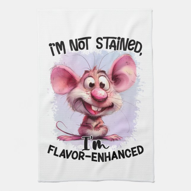 I'm not Stained Tea Towel (Vertical)
