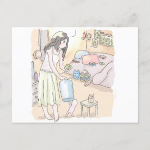 I'm not sure invitation postcard