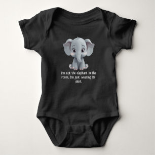 I'm Not the Elephant in the Room Baby Bodysuit