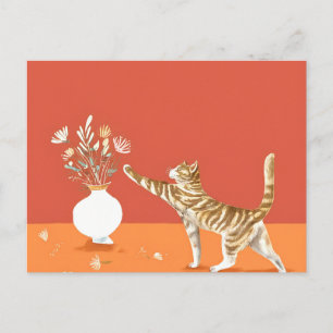 I'm not trying to knock this vase over postcard