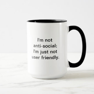 I'm Not User Friendly Mug