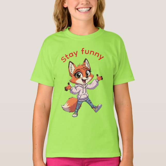 I'm Not Yappy T-Shirt for Girls - Cute Chihuahua V (Front)