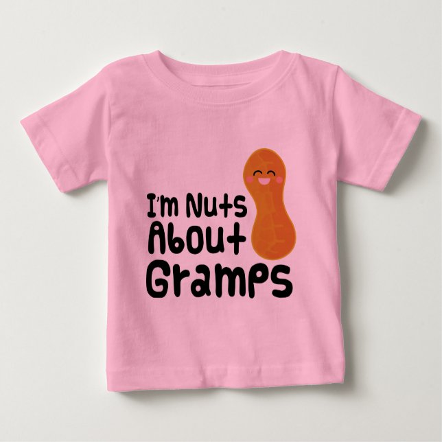 Im Nuts About Gramps Baby T-Shirt (Front)