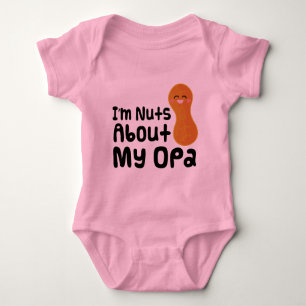 Im Nuts About Opa Baby Bodysuit