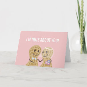 I'm Nuts About You Funny Wedding Anniversary Card
