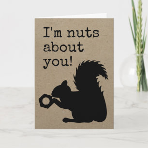 I'm nuts about you! holiday card