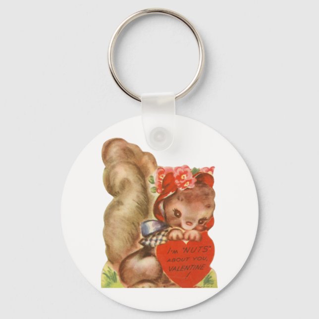 I'm Nuts About You Key Ring (Front)