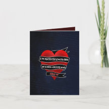 I'm Obsessed With You Modern Valentine Card