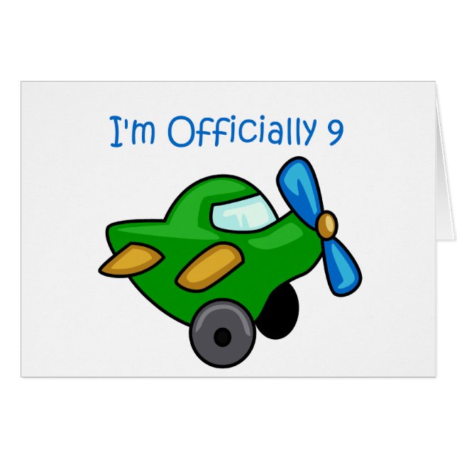 I'm Officially 9, Jet Plane (Front Horizontal)
