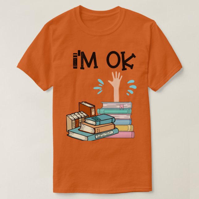 Im Ok Book T-Shirt (Design Front)