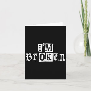 Im Ok Invisible Illness Mental Health Awareness Im Card