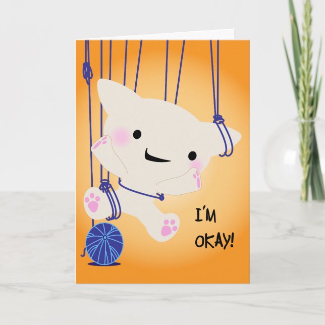 I'm Okay Anniversary Card (Front)