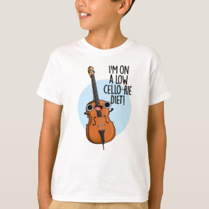 I'm On A Low Cello-rie Diet Funny Cello Pun T-Shirt