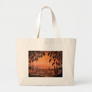 I'm on Island Time Large Tote Bag