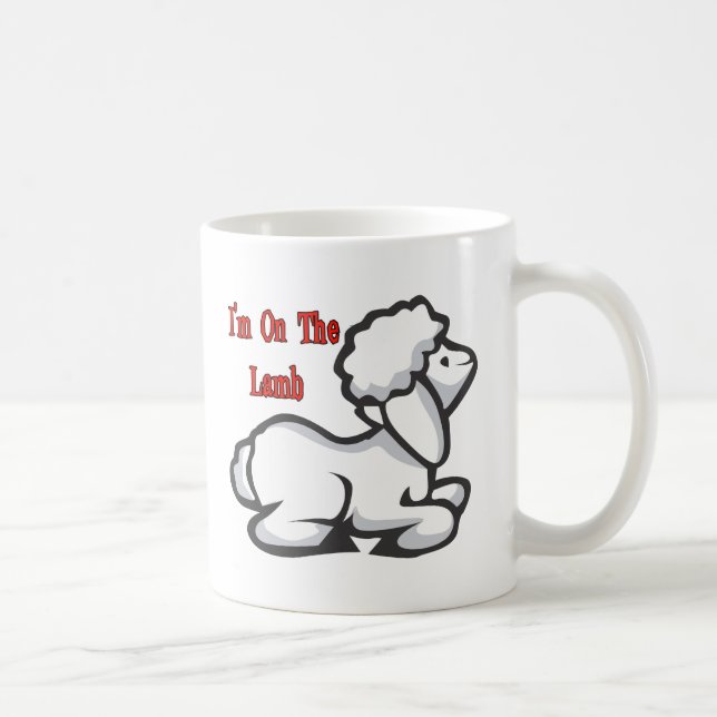 I'm On The Lamb Coffee Mug (Right)