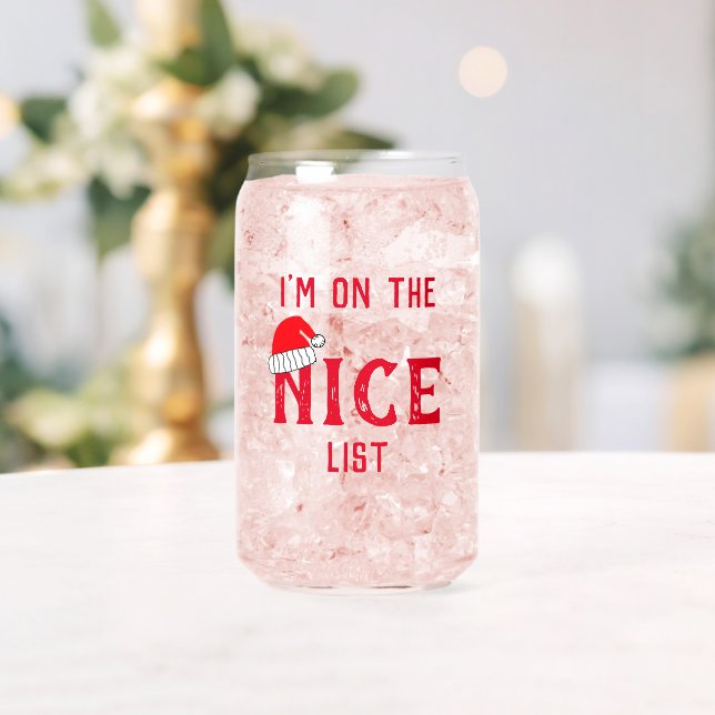 I'm On The Nice List Can Glass (Insitu (Wedding))