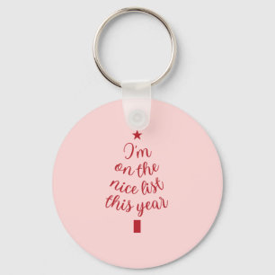 I'm on the Right List This year Key Ring