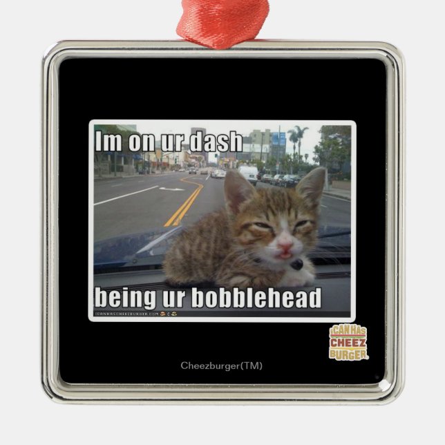 Im on ur dash metal tree decoration (Front)
