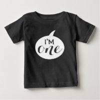 "I'M One" 1st Birthday Baby