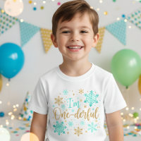 I'm one-derful snowflakes one first birthday