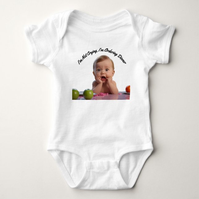  I'm Ordering Dinner' baby Bodysuit (Front)