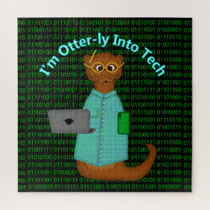 I'm Otter-ly Into Tech Jigsaw Puzzle